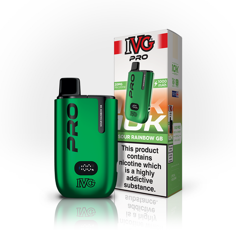 IVG PRO 10K Vape Kit - Sour Rainbow GB