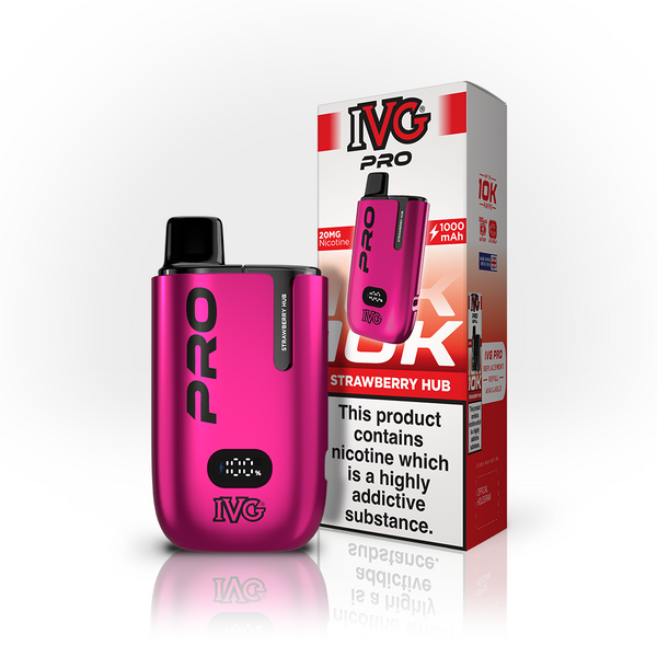 IVG PRO 10K Vape Kit - Strawberry Hub