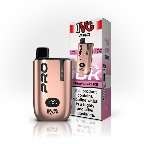 IVG PRO 10K Vape Kit - Strawberry Ice