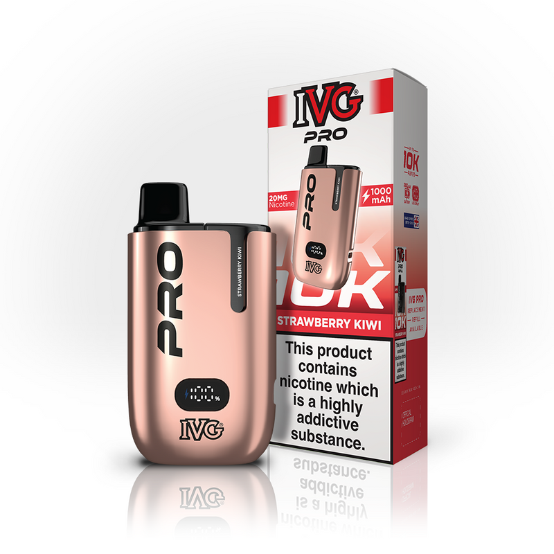 IVG PRO 10K Vape Kit - Strawberry Kiwi