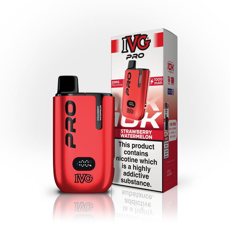 IVG PRO 10K Vape Kit - Strawberry Watermelon