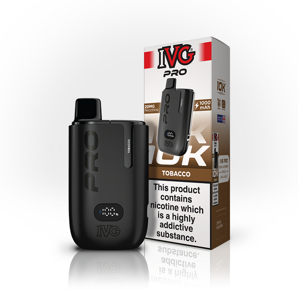 IVG PRO 10K Vape Kit - Tobacco