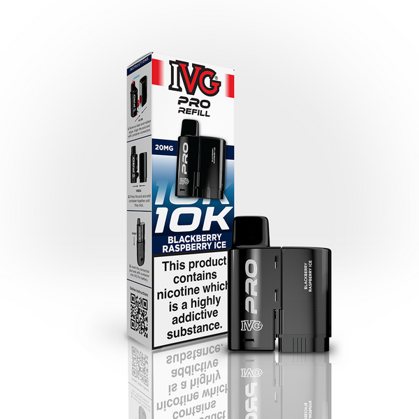 IVG PRO 10K Refill Pod - Blackberry Raspberry Ice (12ml)