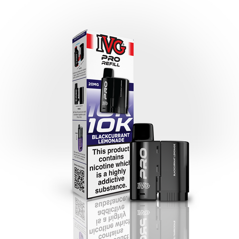 IVG PRO 10K Refill Pod - Blackcurrant Lemonade (12ml)