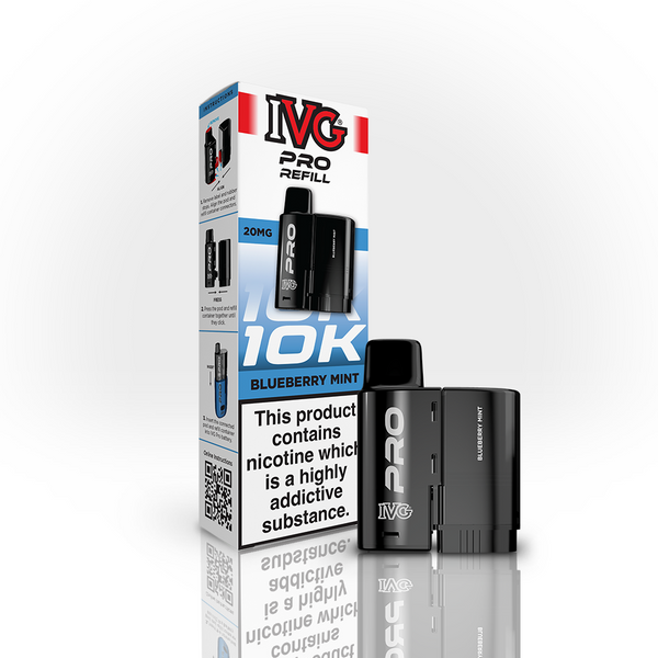 IVG PRO 10K Refill Pod - Blueberry Mint (12ml)