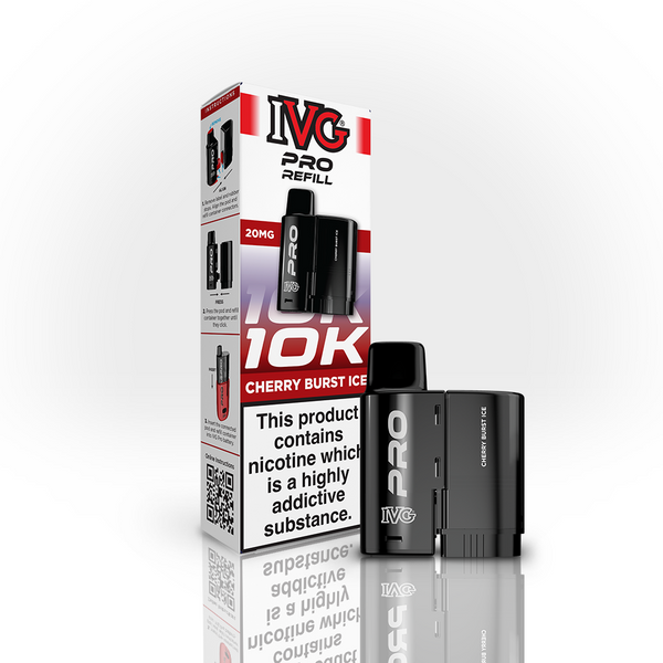 IVG PRO 10K Refill Pod - Cherry Burst Ice (12ml)