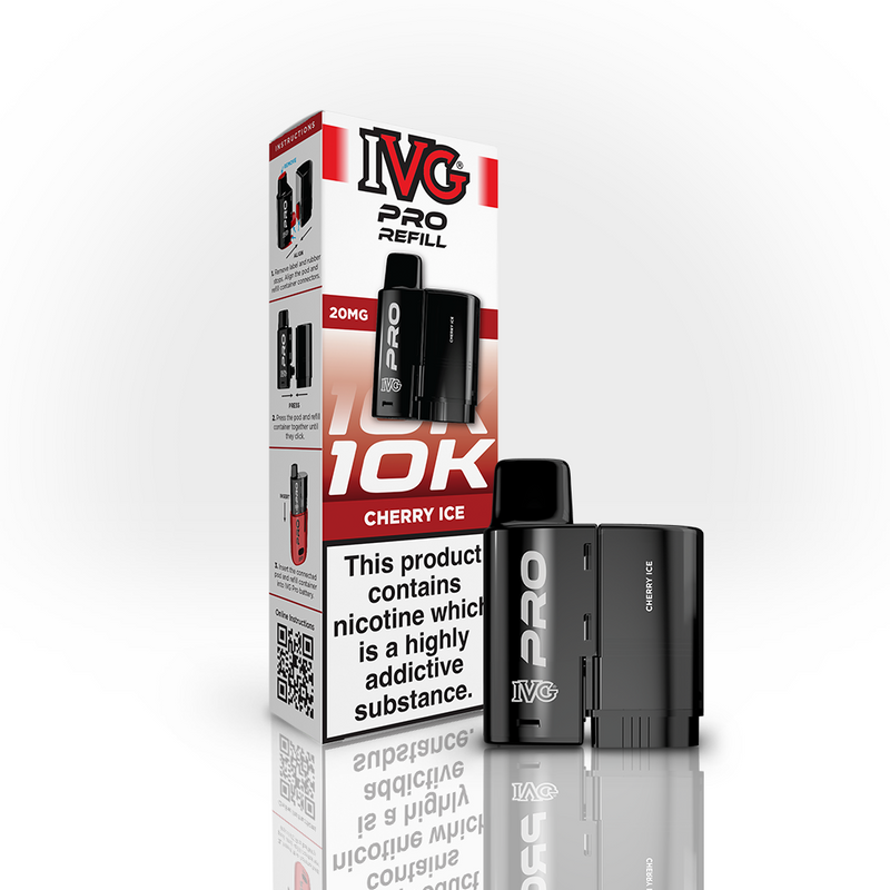 IVG PRO 10K Refill Pod - Cherry Ice (12ml)