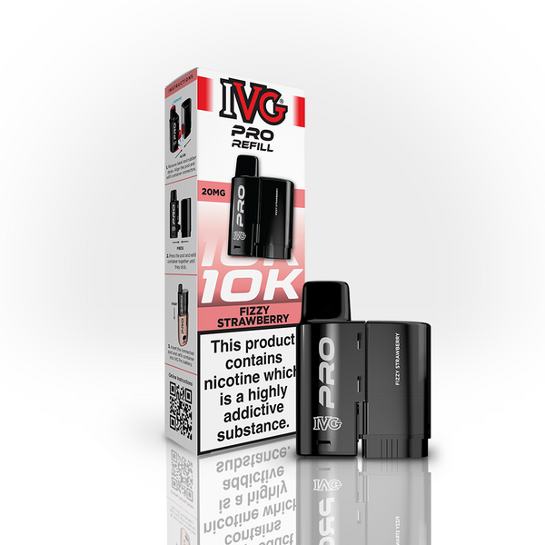 IVG PRO 10K Refill Pod - Fizzy Strawberry (12ml)