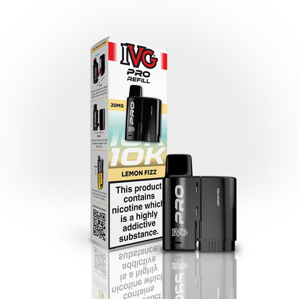 IVG PRO 10K Refill Pod - Lemon Fizz (12ml)
