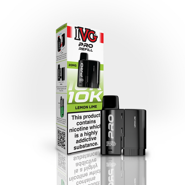 IVG PRO 10K Refill Pod - Lemon Lime (12ml)