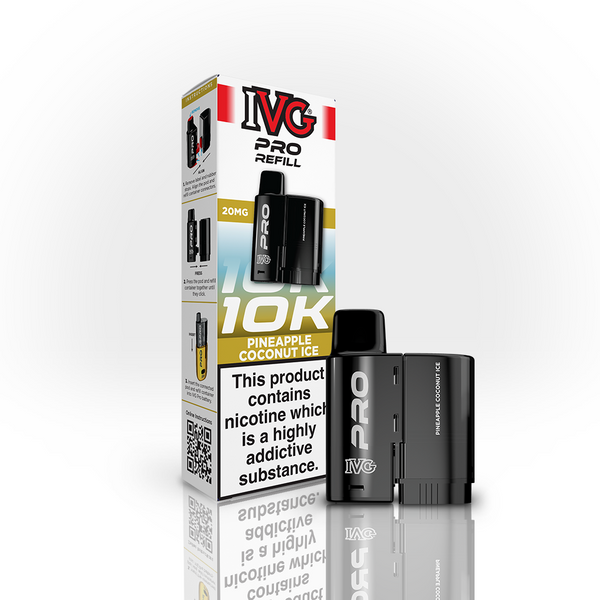 IVG PRO 10K Refill Pod - Pineapple Coconut Ice (12ml)
