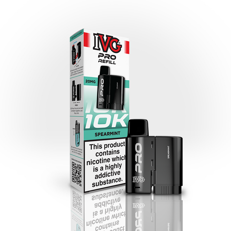 IVG PRO 10K Refill Pod - Spearmint (12ml)