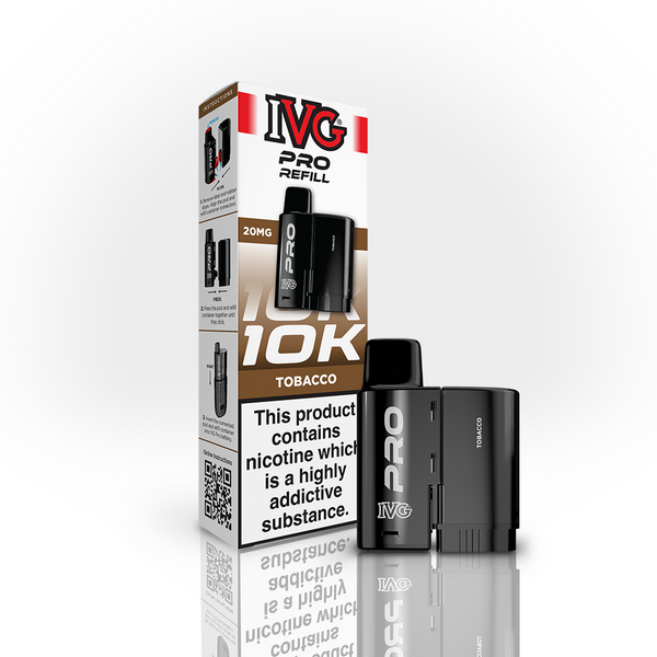 IVG PRO 10K Refill Pod - Tobacco (12ml)