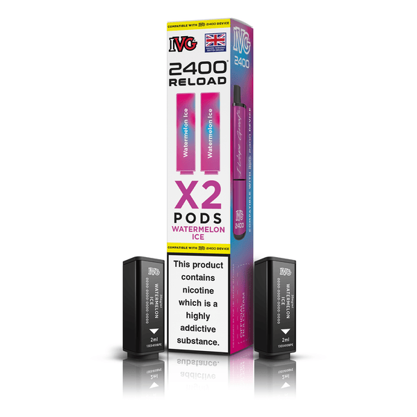 IVG 2400 Watermelon Ice X2 Reload Pods